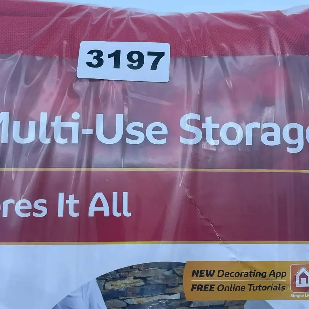 Simple Living Solutions Premium Jumbo Multi-Use Storage Bag 70 Gallons Red